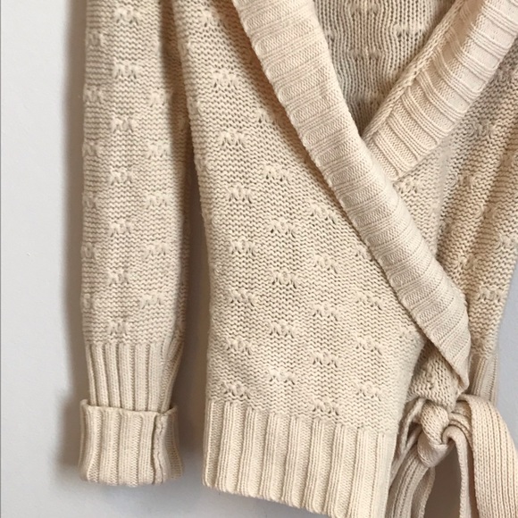 Beige wrap cardigan - Picture 2 of 5